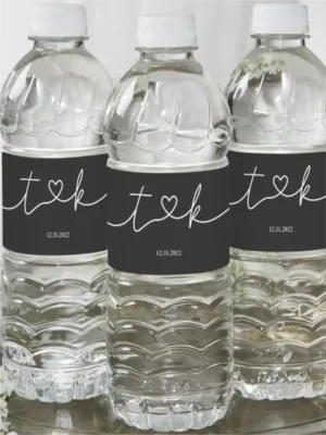 Etiquetas para Botella de Agua